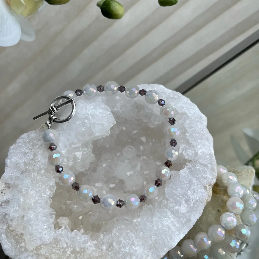 Genuine Moonstone Bracelet - Picture 5 of 6